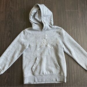 Jordan Kids Light Gray Hoodie - Boys M